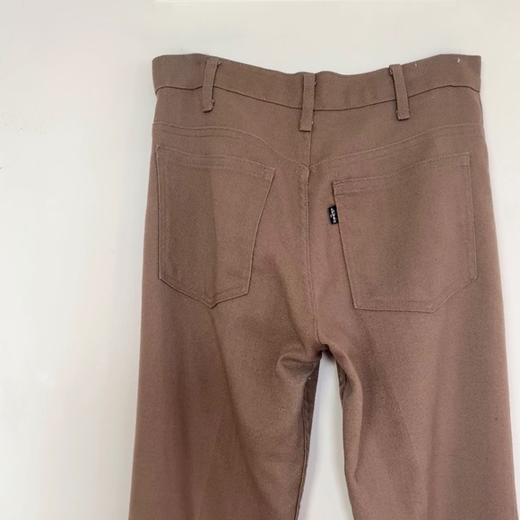 vintage 60s 70s Levi's cotton 517 pants baby flare bell sta-prest 29 fits 27 28 - Picture 4 of 4